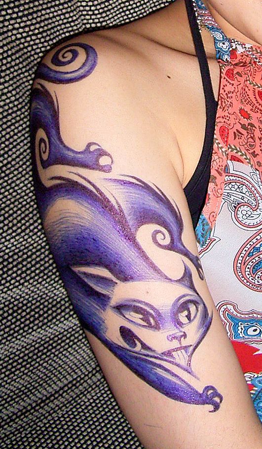 Picture Of Ballpoint Body Art