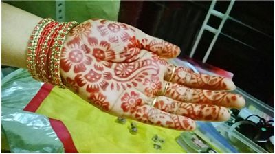 Picture Of Henna On A Hand