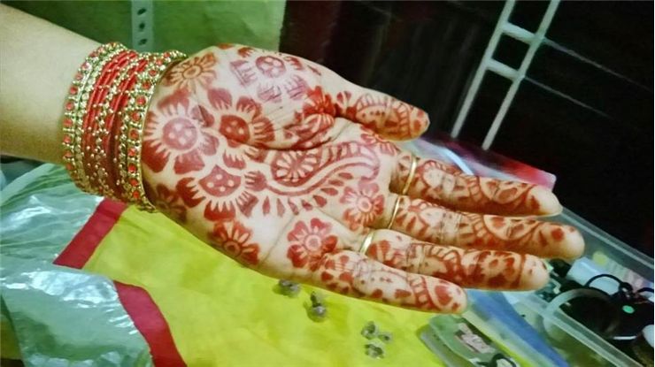 Picture Of Henna On A Hand