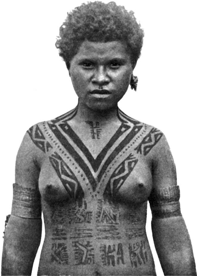 Picture Of Koita Women Of Papua New Guinea Traditional Tattooing