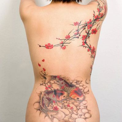 Picture Of Modern Tattooing With Colors