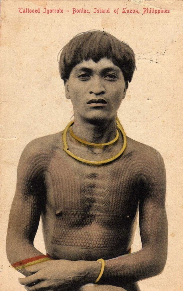 Picture Of Tattooed Igorot Male