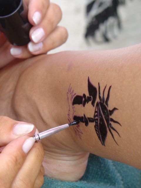 Picture Of Temporary Tattoo